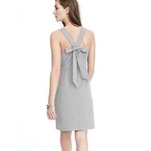 Nwot Banana Republic Grey Bow Dress w/ Pockets!